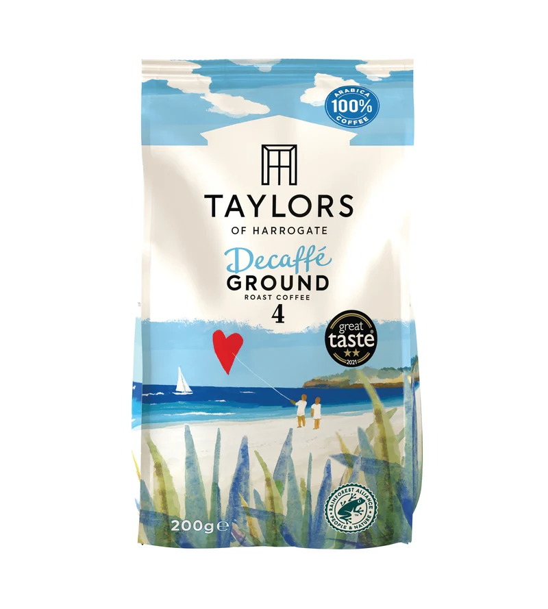 Taylors Decaffeinated Roast and Ground Coffee 200g 6318