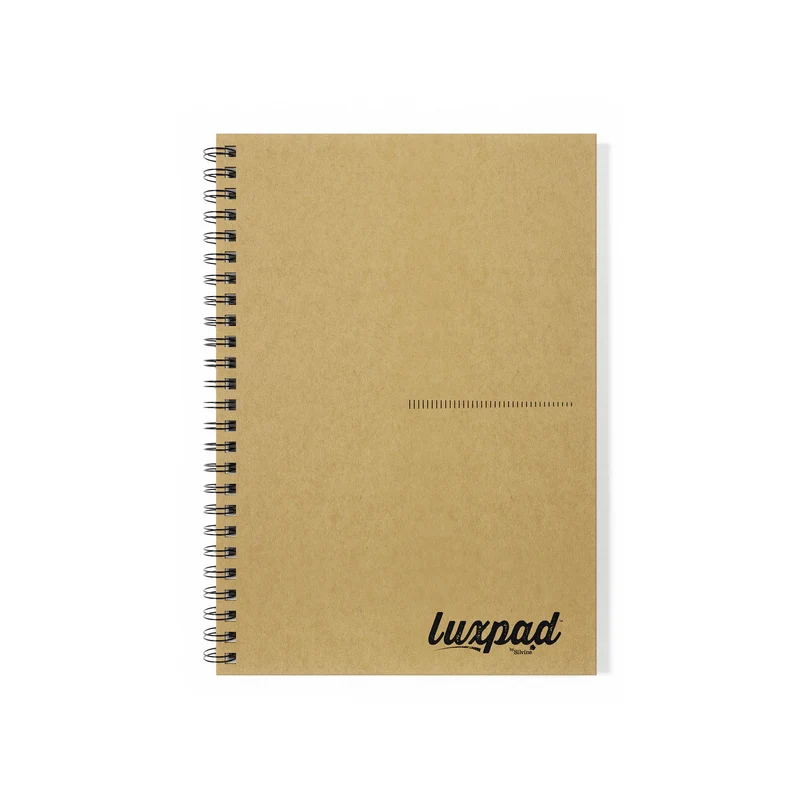 Silvine Luxpad Recycled Hardback Kraft Notebook 160pp A5 THBPINA5KR
