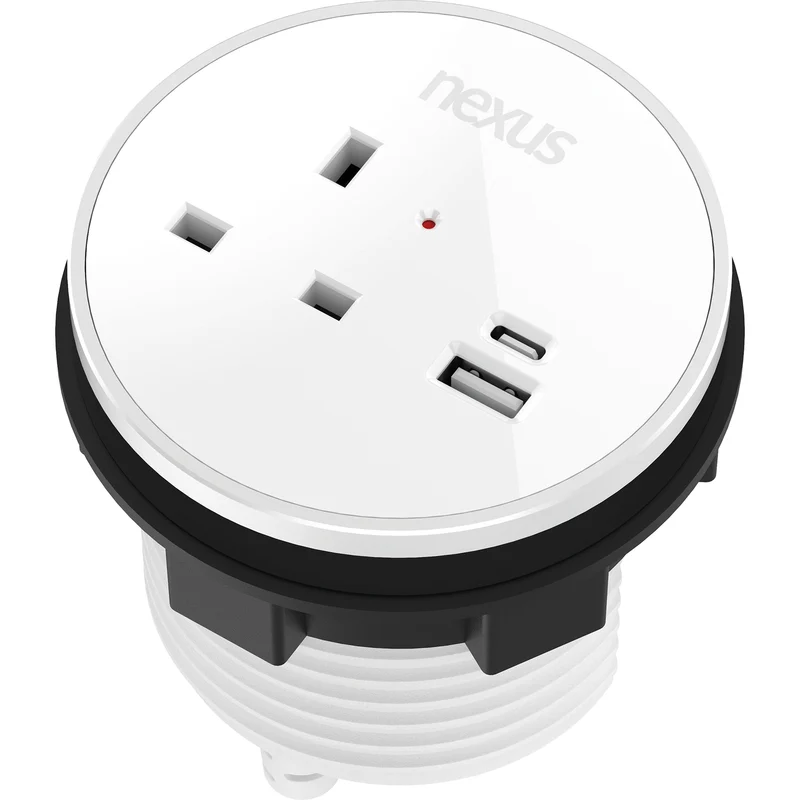 Nexus In Desk Power Module White KF882378