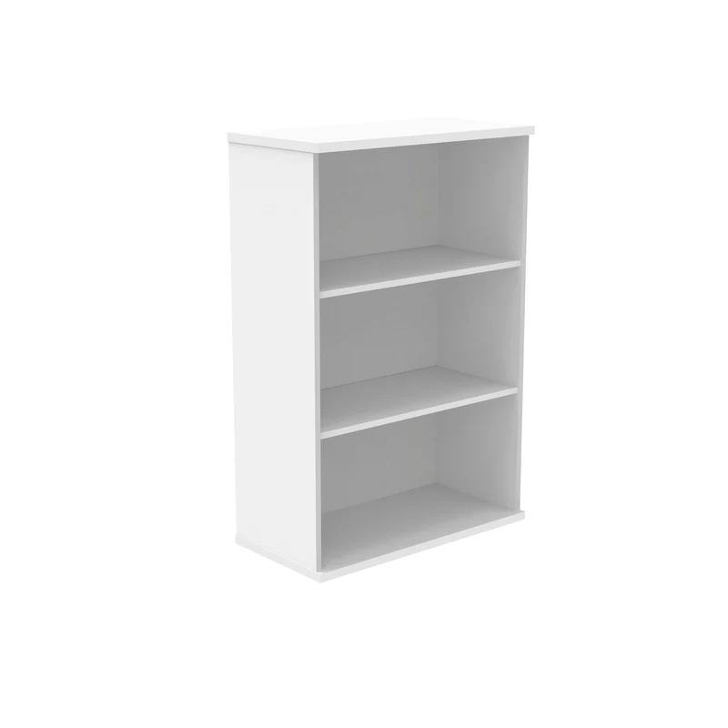 Polaris Bookcase 2 Shelf 800x400x1204mm Arctic White KF821106