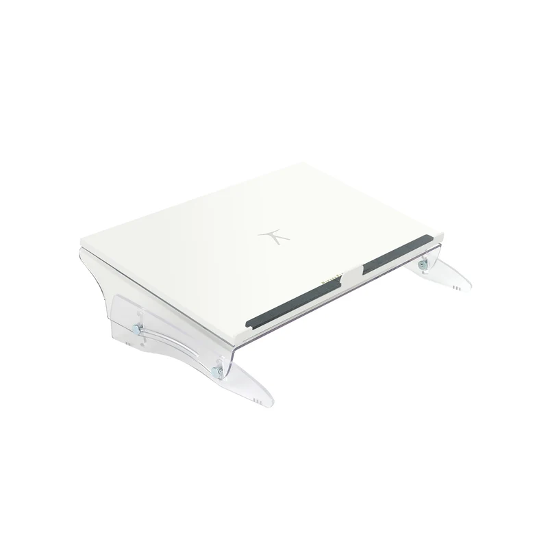 BakkerElkhuizen FlexDesk 630 2-in-1 Stand and Document Holder Clear BNEFDESK630N