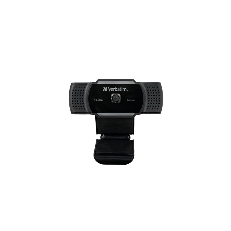 Verbatim AWC-01 Full HD 1080P Autofocus Webcam Microphone Black 49578