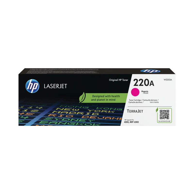 HP 220A LaserJet Toner Cartridge Magenta W2203A