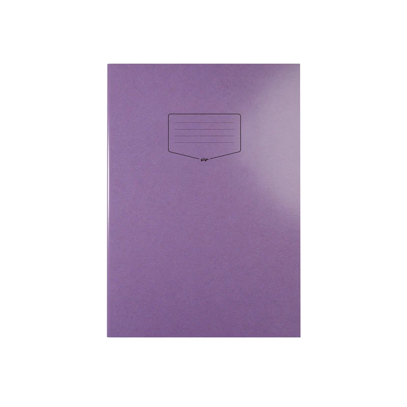 Silvine Tough Shell Exercise Book A4+ Purple (Pack of 25) EX157