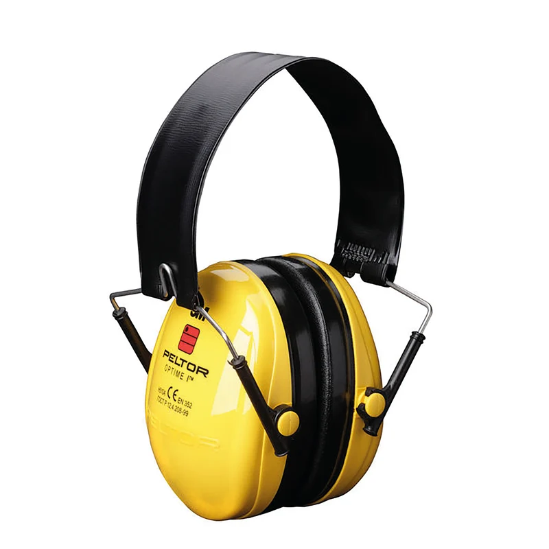 3M Peltor Optime I Folding Headband Yellow