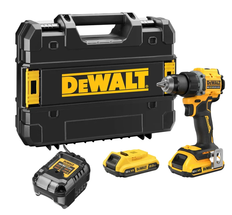 Trapano avvitatore 18V XR brushless con 2 batterie 2 Ah DeWalt DCD794D2T-QW