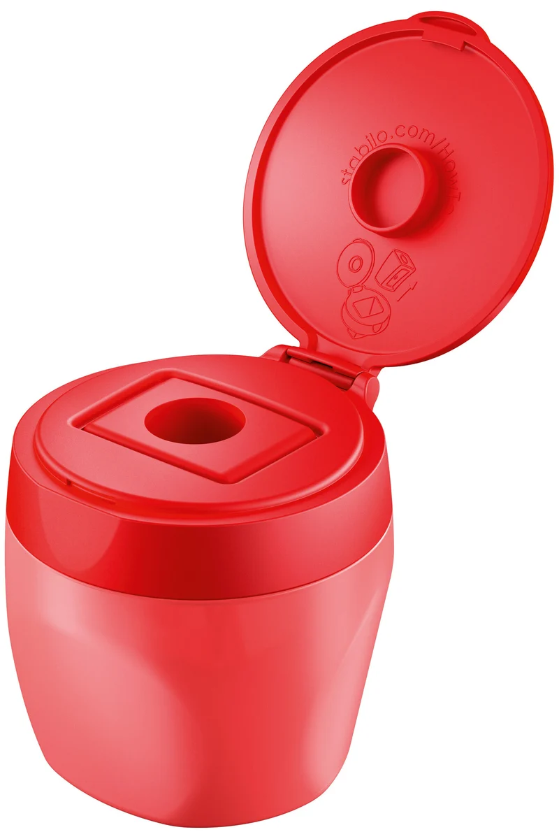 STABILO Robust Container Sharpener woody 3 in 1
