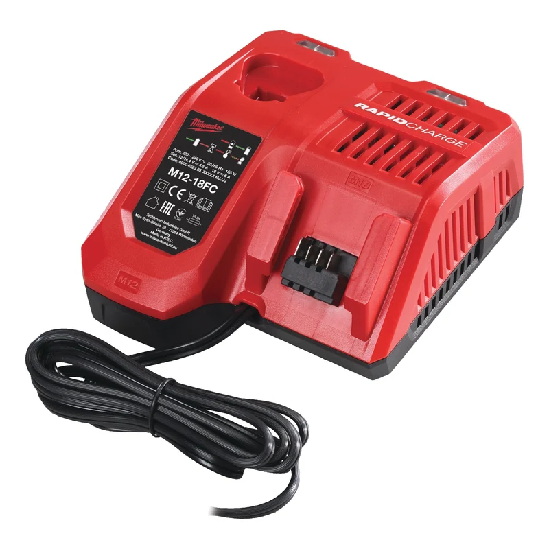 Caricabatterie Rapido M12 -M14 -M18 (M12-18 FC) Milwaukee