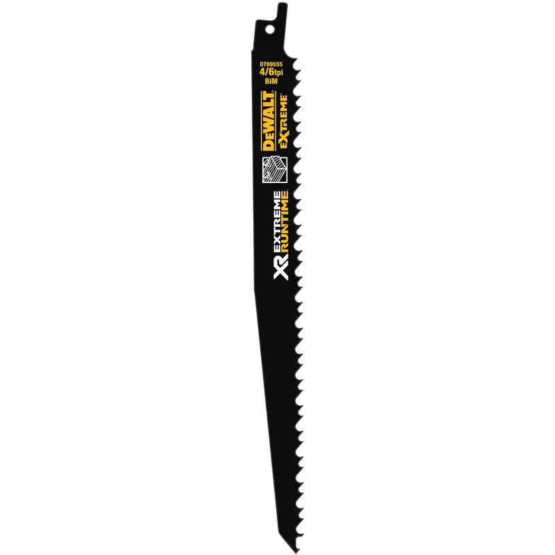Lame per sega a 5 pezzi XR EXTREME Runtime 152 mm - Per un taglio veloce nel legno con chiodi - DT99554-QZ DeWalt