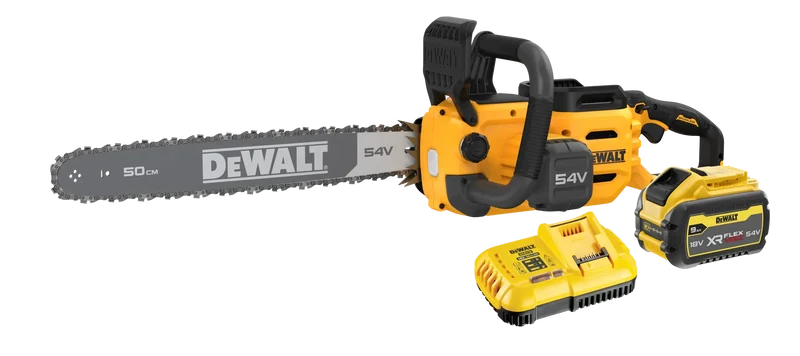 Motosega 54V XR FLEXVOLT 50 cm con batteria 9,0 Ah e caricatore rapido DeWalt DCMCS575X1-QW