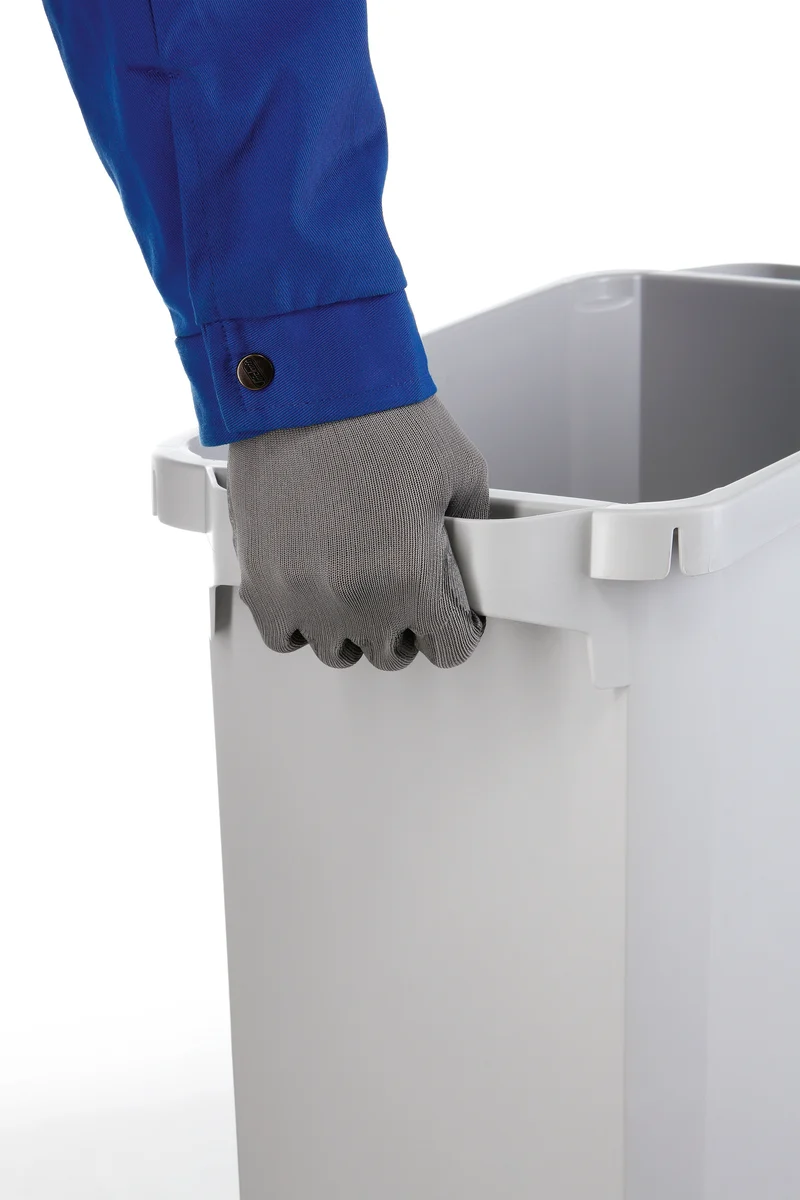 Durable Durabin Eco Rectangular Waste Bin 60 Litre 590x282x600mm Grey 1800503050